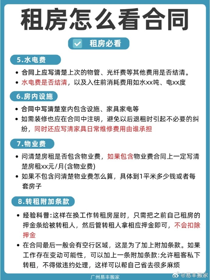 最新版出租房合同详解